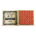 Hot Selling Custom Wooden Box Educational Stationery Letter Number Rubber Stamp for Kids
