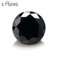 Hot Sale Lab Black Diamond Round Cut Cubic Zirconia Stone 2mm Cz Stones Price