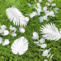 E07580 Wedding Decor Artificial Plant Silver Leaves Fake Maple Silver Dollar Eucalyptus Artificial Leaf for Sale