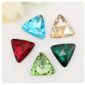 Crystals Wholesale Triangle Point Back  Rhinestone Glass Rhinestone 10mm  for  Garment Accessories