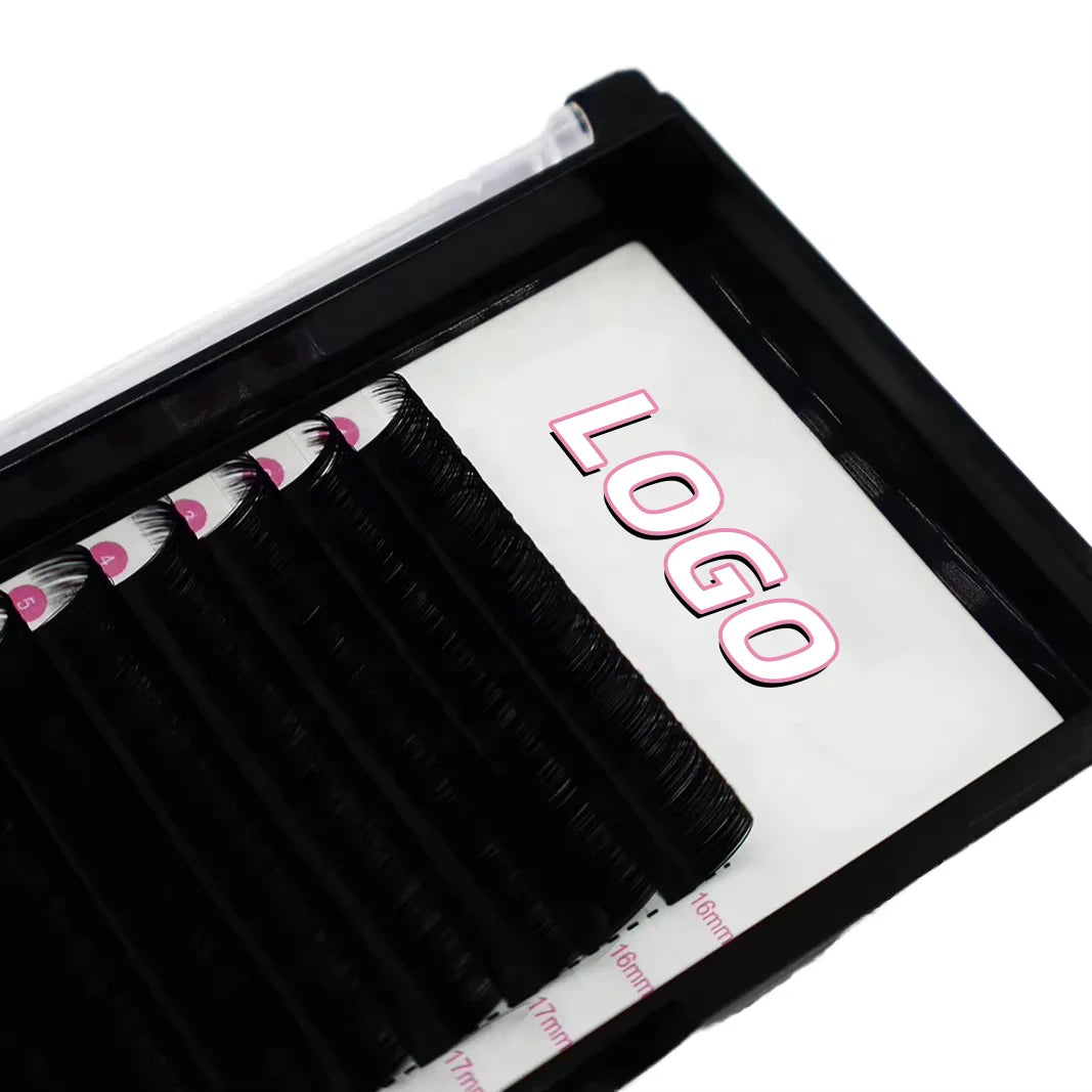 Eyelashes Supplier Hand-crafted Self Made Fan Volume Makeup Lash Mink Silk Classic PBT Fiber Faux Individual Eyelashes Extension
