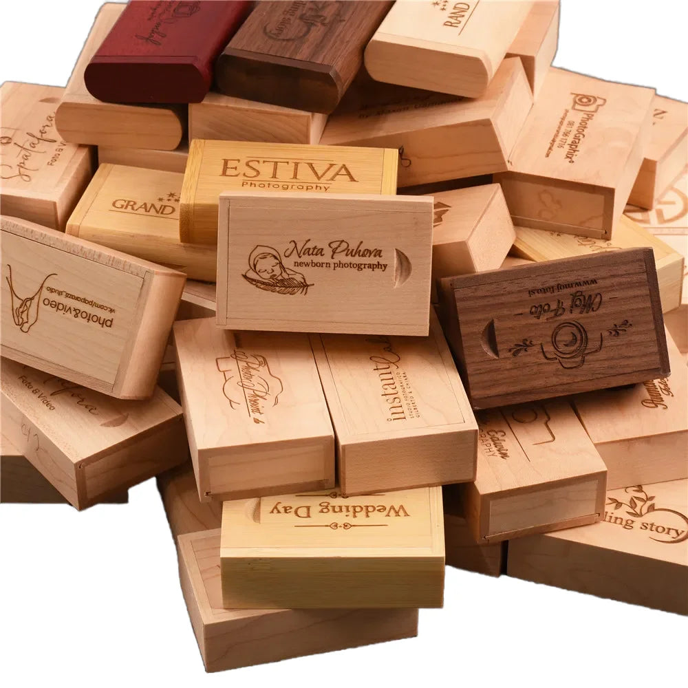Wooden Box with Personalized Engraved Wood Anniversary Gift Box Personalized Text  Custom Personalized Bulk Wholesale Gift