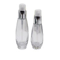 30ml & 50ml Penguin Shaped Frost Glass Spray Bottle with Cap Brush Sealing for Perfume Cosmetic Use Transparent Custom Colours