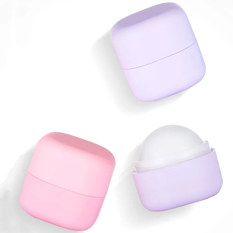 Luxury Unique Design Soft Touch Empty square Shape 7g  Plastic Lip Balm Container for Make up Cosmetic Packing