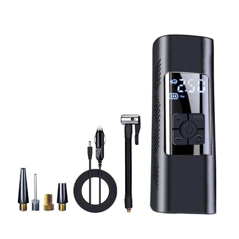 New Arriver Road Bike Multifunction air Pumps Universal Bicycle Pump Electric with Pressure Gauge