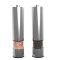 Kitchen Accessories  2 in 1 Premium Stainless Steel Automatic Electric Salt Pepper Grinder Set