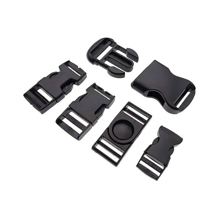 Adjustable Luggage Bag Neck Strap Webbing Plastic Buckle Snap Clasp Clip for Belt Strap