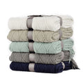 Factory Stock Cheap Wholesale Warm Acrylic Sofa Knitted Throw on Blanket with Tassel for Home Decor