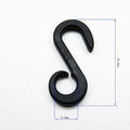 Wholesale Black Plastic Bag Accessory S Shape Hook Replacement Buckle