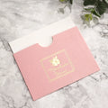 2026 Modern Simple Customized Size LOGO Velvet Pocket Gold Foil Luxury Party Birthday Wedding Invitation