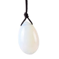 HY Wholesale Custom Logo Certified white jade Drilled 3size Real Nephrite Jade Yoni Eggs Set for Women Vaginal Exercise Crafts MegaBDM