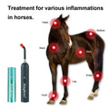 Portable Red Light Therapy Torch for Equine and Human Use Handheld LED Grow Light for Muscle Joint Pain Relief and Recovery