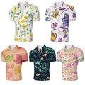 Chinese Manufacturers Customization Digital Printing Polyester Plus Size T-Shirts Unisex Gentleman Polo Shirts for Sublimation