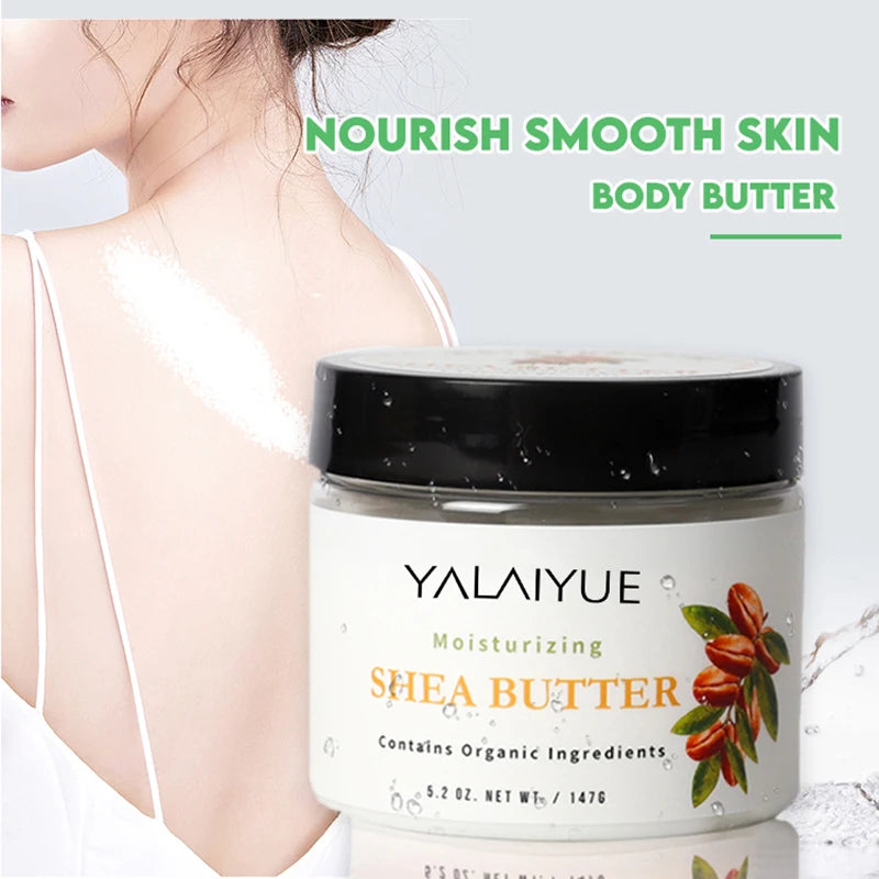 Wholesale Private Label Anti-Aging Whitening Body Butter Skin Cream for Dry Soothing Lighten Organic Unrefined Shea Butter