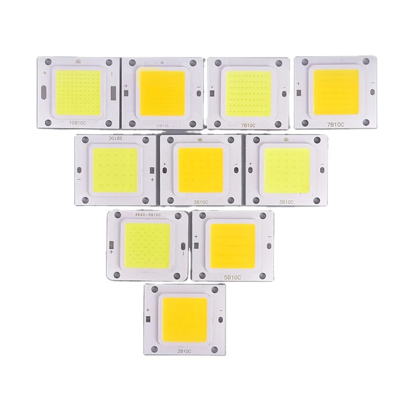 High Power 10W 20W 30W 50W 100W 200W 300W LED Beads Light DC12V-36V COB LED Lamp Chip SMD for DIY Floodlight Spotlight Bulb