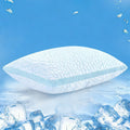 Cooling Bed Pillow Double Sided Adjustable Height Shredded Memory Foam Pillow for All Sleep Positions OEM Support