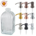 Hot Sale Stainless Steel 4cc Dispenser for Liquid Soap Bath Gel Kitchen Metal Pump Hand Lotion Bottle Stopper Kitchen Sink Spare