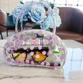 Clear Transparent PVC Makeup Bag Custom Logo Cosmetic Pouches for Travel Toiletries Folding Style Large Stock Mix Colors