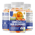 Free Sample Vegan Support Children Healthy Cycles DHA Omega 3 6 9 Supplement Gummies for Adults Natural Brain Joint Support