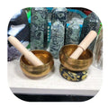 New Arrivals  Nepalese Yoga Meditation Chanting Meditation Heart Sound Therapy Golden Copper Metal Singing Bowls for Healing