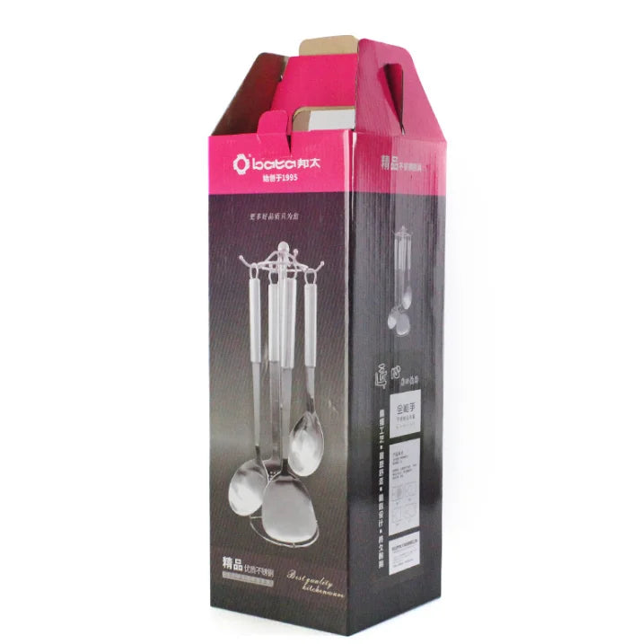 Customized Stainless Steel Tableware Paper Packaging Box Color Box Folding Packaging Box