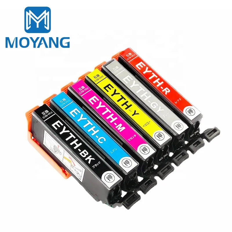 MoYang Compatible for EPSON YTH Ink Cartridge EP-10VA EP-30VA Printer Cartridges YTH-BK/C/M/Y/R/GY