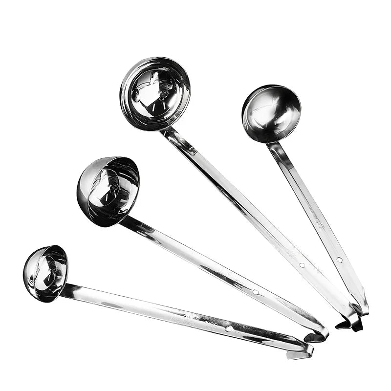 Custom Logo Kitchen Soup Ladle Stainless Different Types of Ladle Stainless Steel Soup Ladle