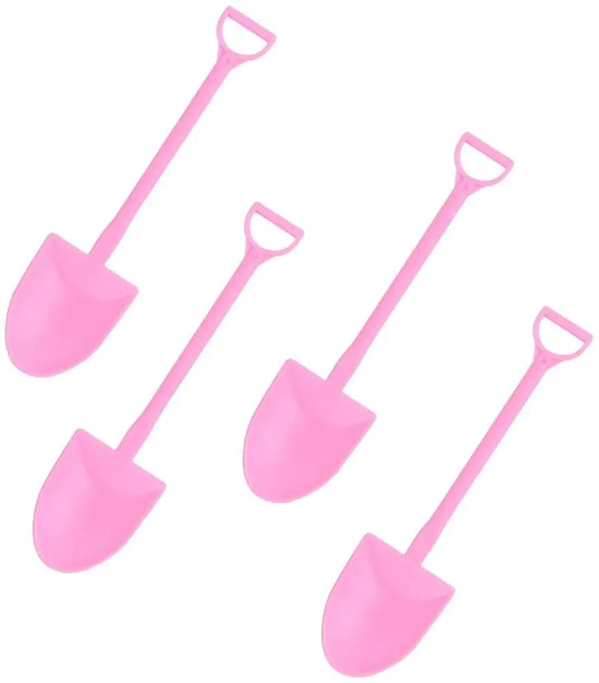 Disposable Dessert/ice Cream/ Pudding Spoon Colorful Shovel Shaped Spoon