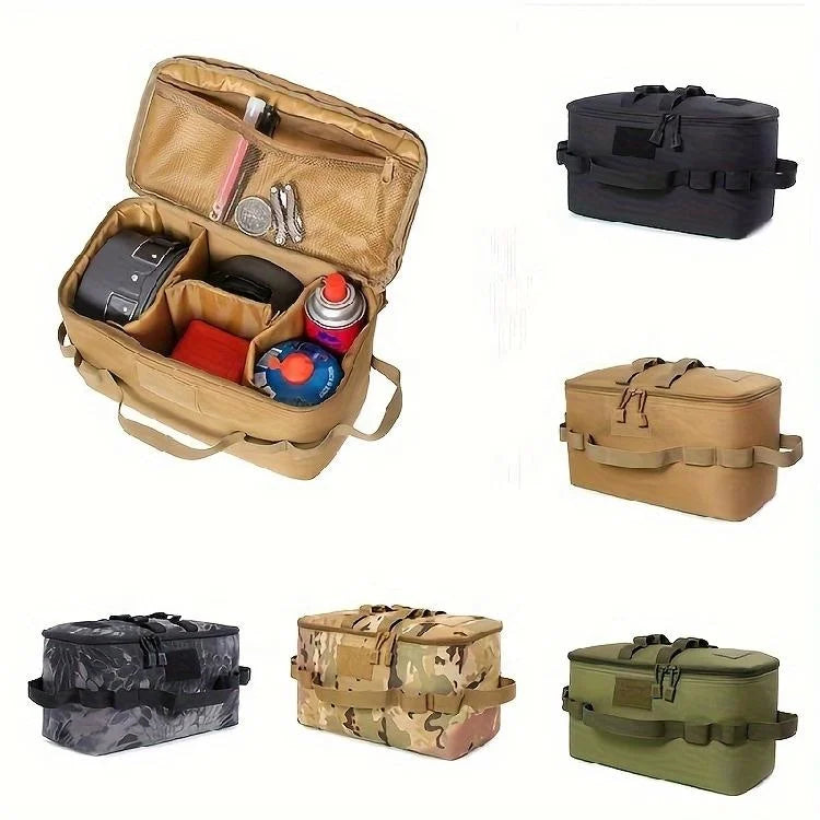 Outdoor Anti-collision Picnic Bag Ice Pack Gas Stove Storage Bag Picnic Camping Tactical Storage Bag