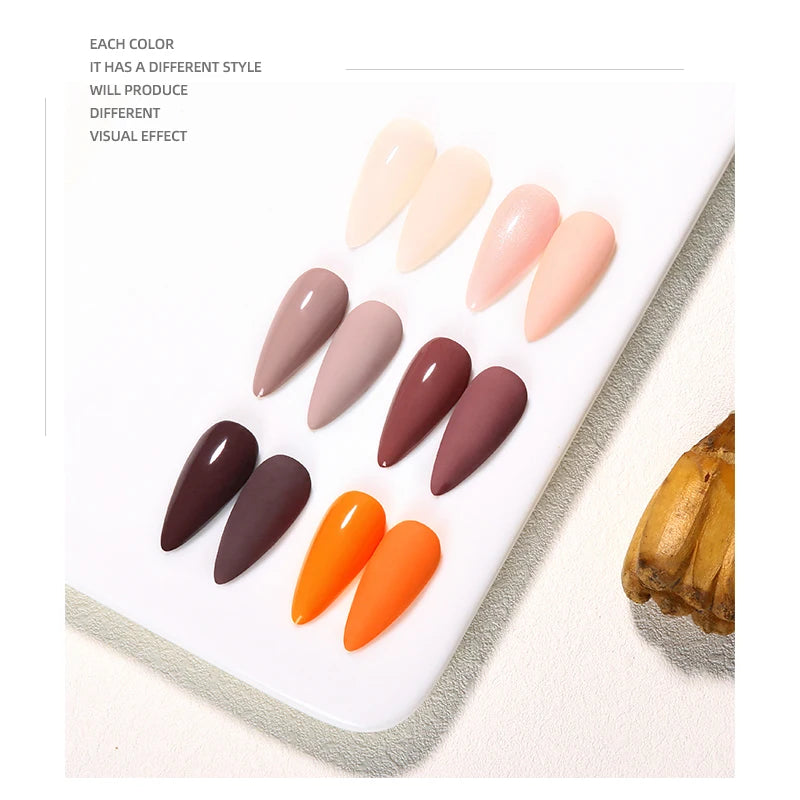 JTING Global Fashion Wholesale Organic Cheap 6color Soak Off Nail Gel Polish Uv Set Uv Nail Kit Private Label Sample Free Design