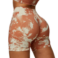 New Arrivals Printed Women Seamless Shorts Custom logo Yoga Gym Workout Scrunch Butt Shorts for Women