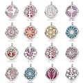 Long Chain Aroma Diffuser Hollow Rose Antique Vintage Lockets Pendant Necklace