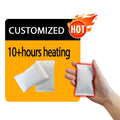 MSDS CE Certificated Self-heating Instant Disposable Hand Warmers Hot Pack Body Warm Patch Warm Uterus Past