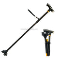 Adjustable Aluminum Nordic Walking Stick LED & Rubber Tip Outdoor Foldable Walking Cane Assistant Hiking Stick