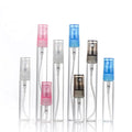 Glass Tester Sample Vial 2ml 3ml 5ml 8ml 10ml Clear Mini Perfume Spray Glass Bottle With Colored Cap