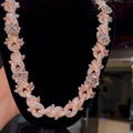 Fashion Luxury Custom Necklace Silver 925 Iced Out VVS Moissanite Hip Hop Jewelry Diamond Cuban Link Chain