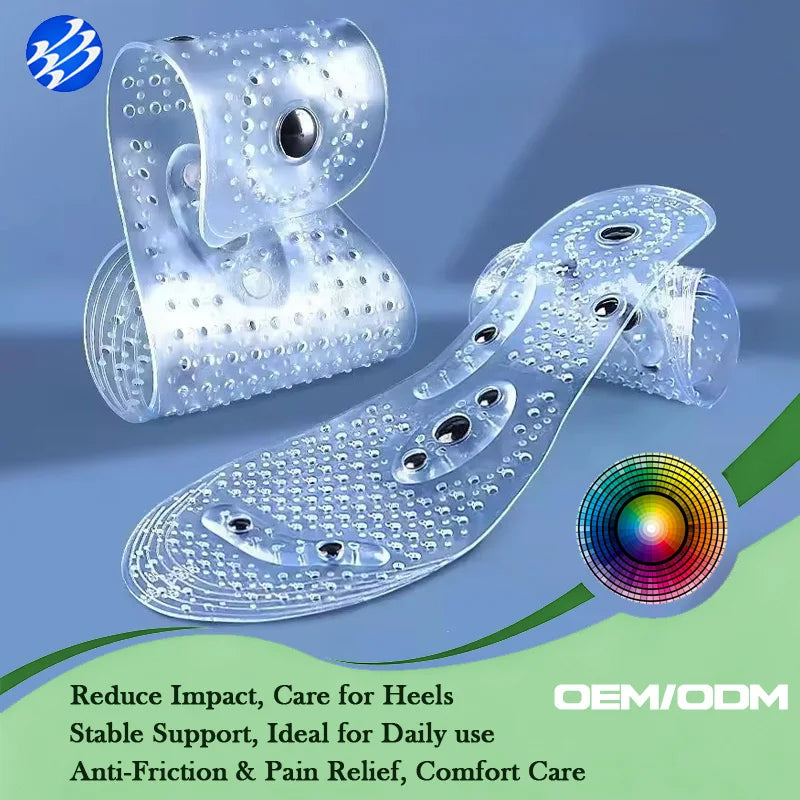 High-Quality Cuttable Orthopedic Massage Insole Pain Relief Palmilha Anti-fatigue Comfortable Durable Orthotic Insoles MegaBDM