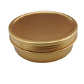 Ready to Ship OEM 4oz Gold Screw Top Pomade Tin Candles-Gift & Craft Made in CN/GUA MegaBDM