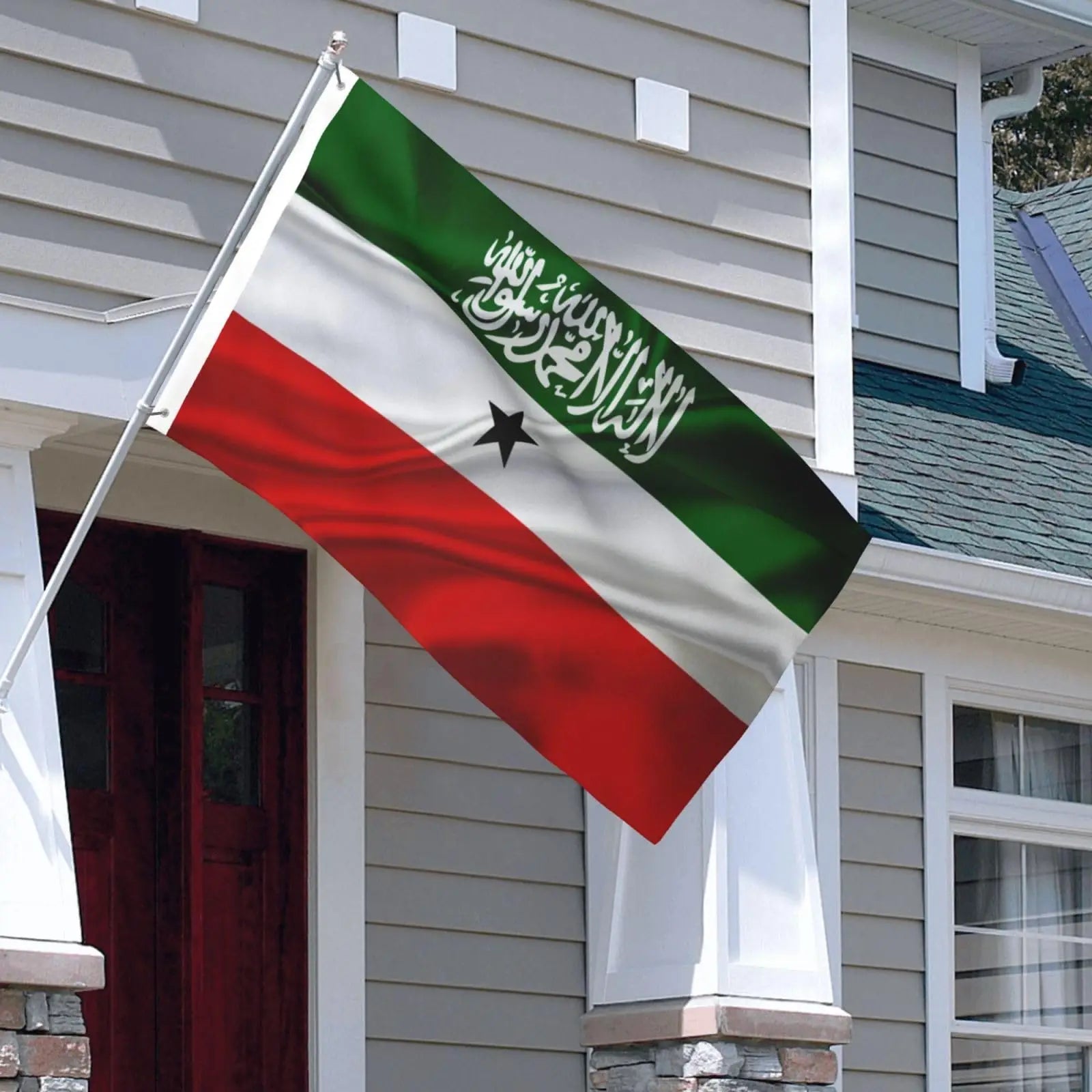 High Quality Double-Sided Somaliland Flag PolyesterDigital/Silk Screen Printed Custom Size Promotional Flag
