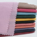 Muslim Scarf Women Hijab Malaysia Plain Solid Color Laser Scallop Scarf Cotton Hijab Shawl Other Scarves