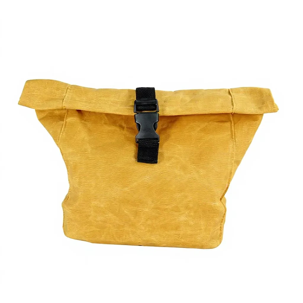 Waxed Canvas Lunch Bag Insulated Meal Prep Tote Outdoor Hiking Camping Food Carrier