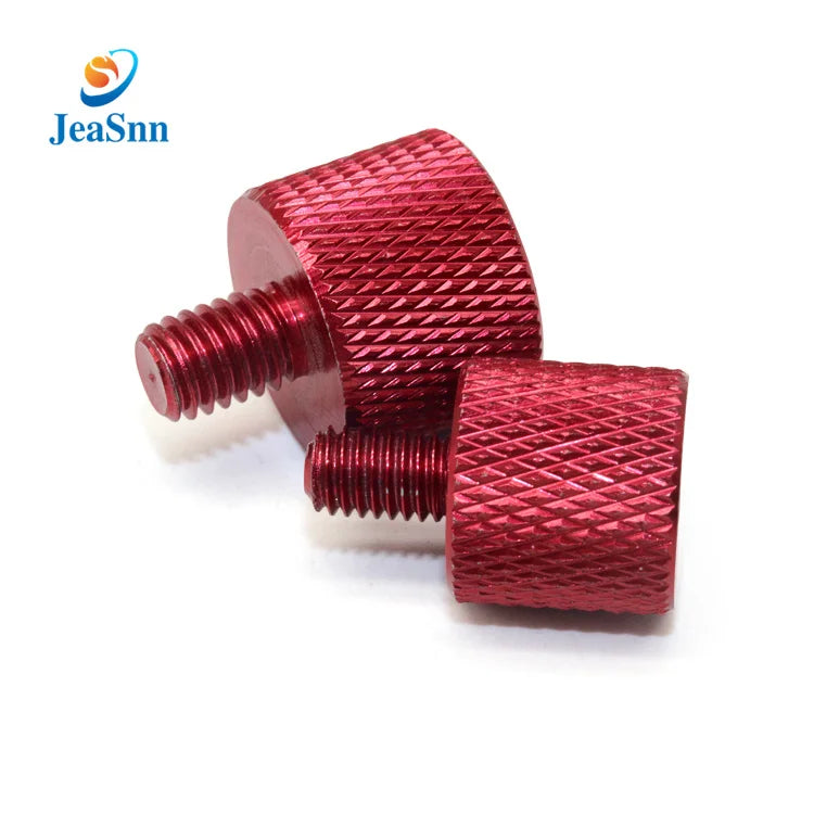 JeaSnn Custom High Quality Precision Aluminum Thumb Screws M2 M3 M5 M6 M8 M10 Stainless Steel Knurled Thumb Screws