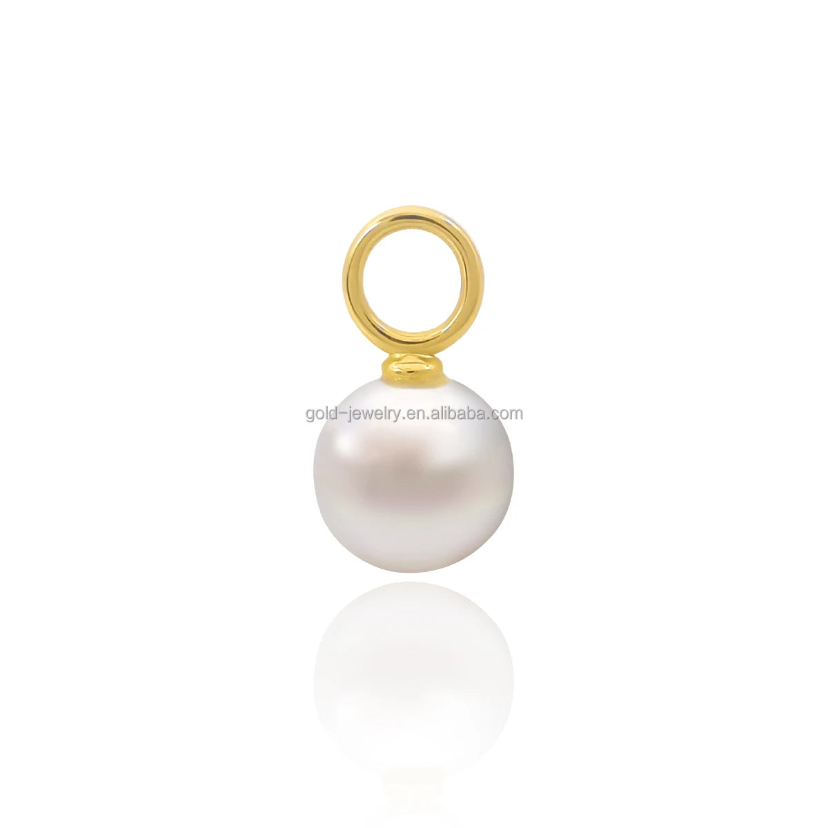 14K Gold Jewelry Freshwater Pearl Pendant Charms for DIY Earring Necklace Bracelet Jewelry Making
