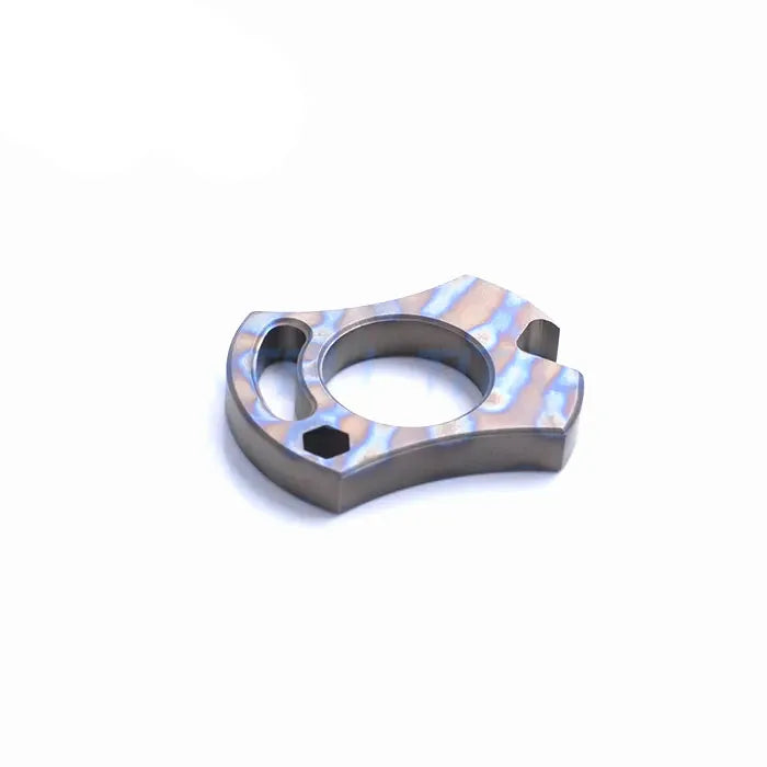 Titanium Alloy EDC Tool Carabiner Bottle Opener Multi-Tool CNC Machined Wire EDM Corrosion Resistant