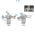 Stainless Steel 360 1/2" Rotating Nozzle High Pressure Tank Cleaning Nozzle Flushing Dust Removal Washing Machine Spray Nozzle