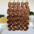 GDY Wholesale Hair Vendors Virgin Bundles in Bulk #35 Colored Body Wave Raw Vietnamese Human Hair Bundles