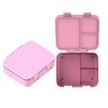 2024 BPA-Free Cute School Lunch Bento Box Leakproof Silicone Seal 3 Compartments Tritan Plastic Square Shape Children Adults