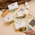Fashion Resin Butterfly Heart Drop Earrings Set for Women Girls Acrylic Dangle Earrings 2022 Trend Set of Earrings Jewelry