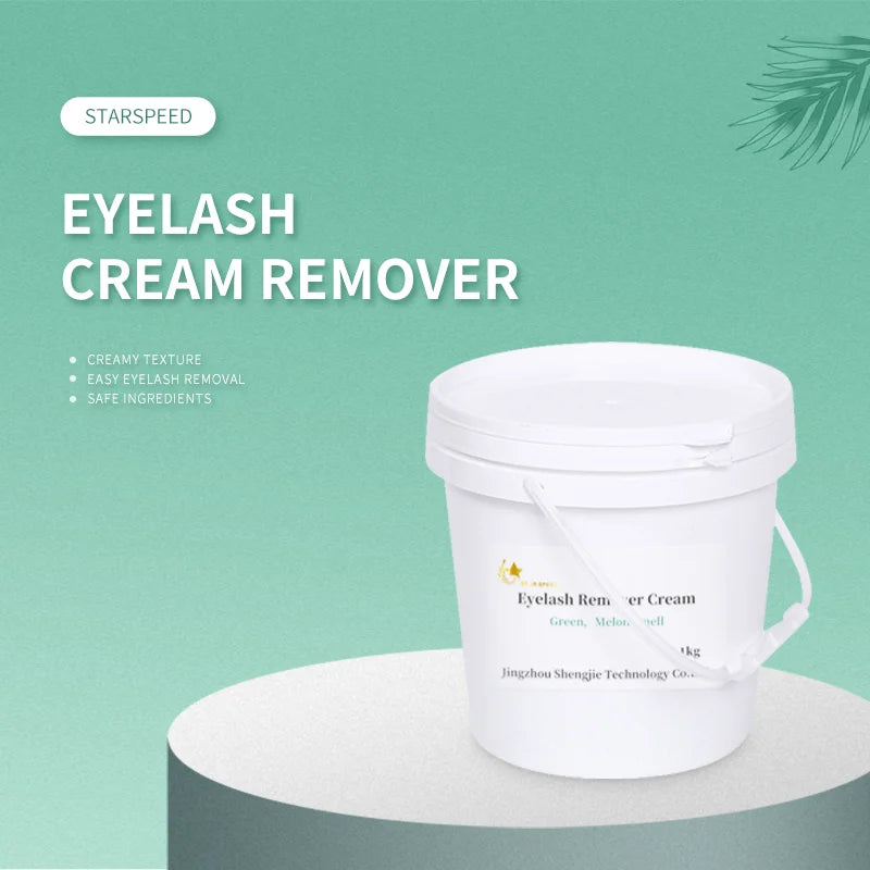 Star Speed Professional Manufacturer Eyelash Glue Remover Cream 1kg Refill Bottle Lash Extension Remover