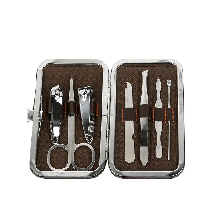 Wholesale Cosmetic Nail Care Tools 7pcs Manicure Set Pedicure Clipper Tool Manicure & Pedicure Set Manicure Gift Set